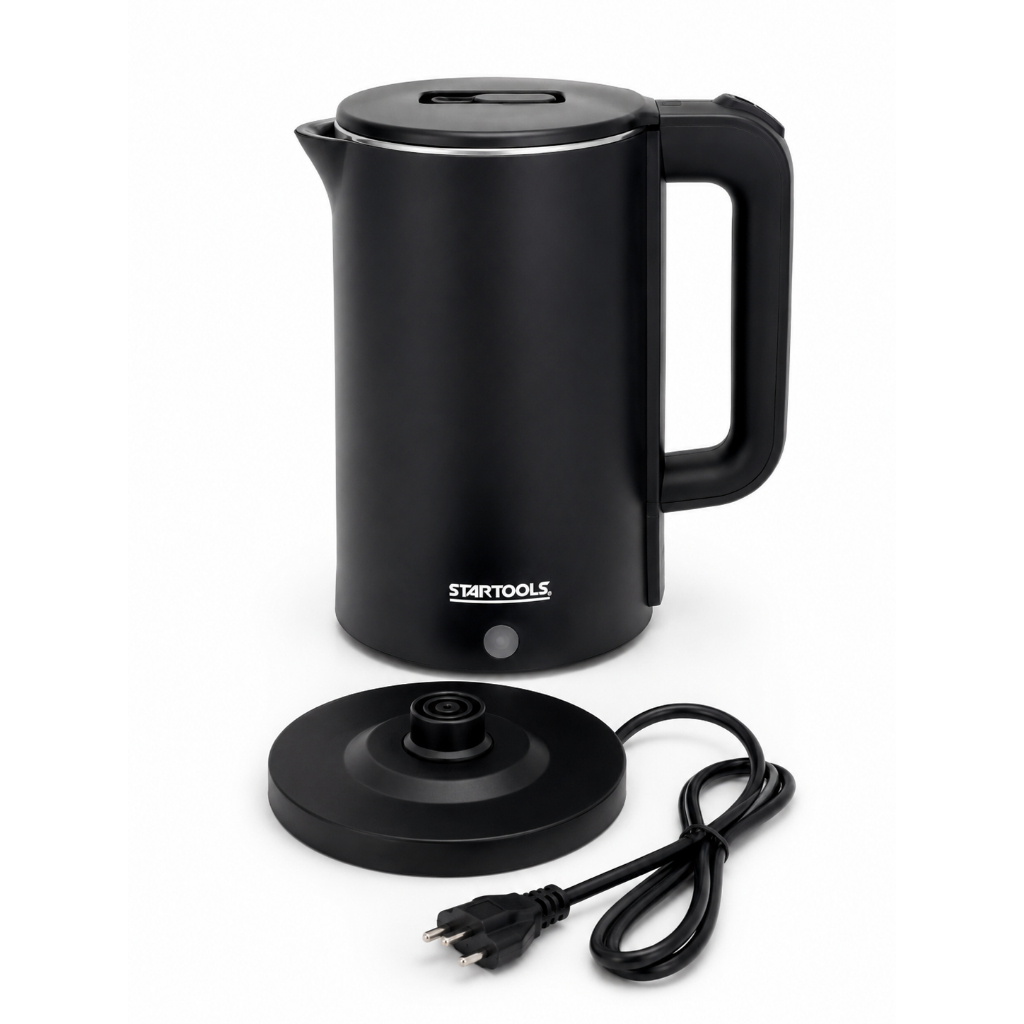 Chaleira Elétrica 2L Inox Desligamento Automático Cor Aço 110v Aquecimento Rápido Segura Café Chá