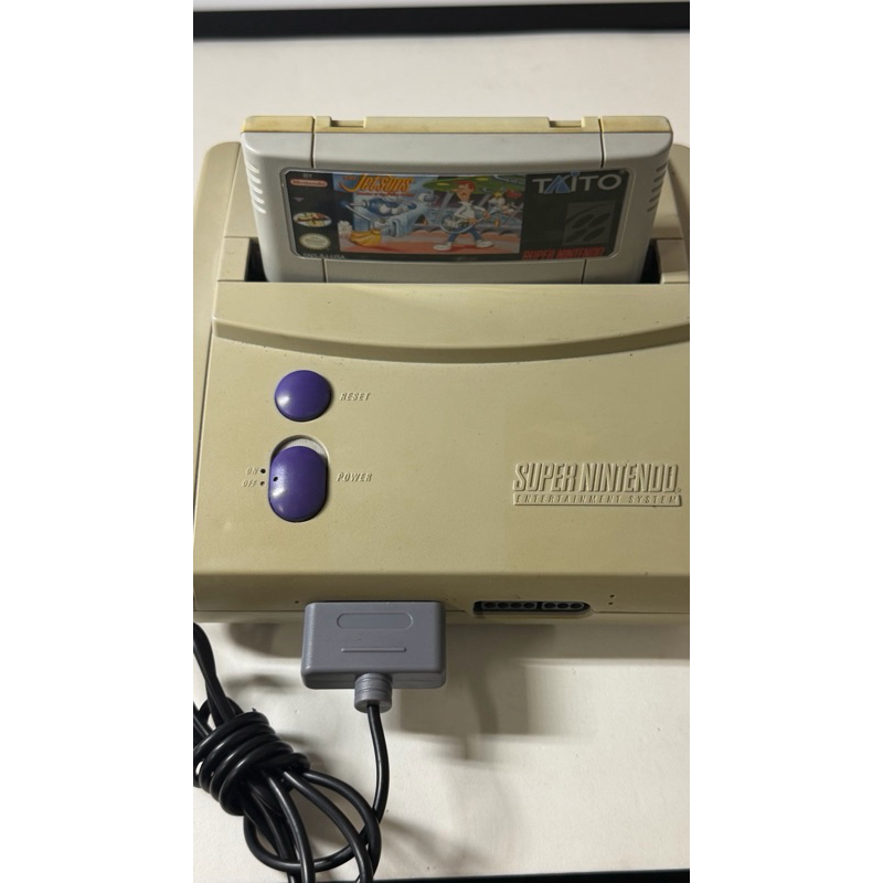 Super Nintendo SNES Funcionando + Controle Paralelo + The Jetsons Repro + Fonte e Cabo AV