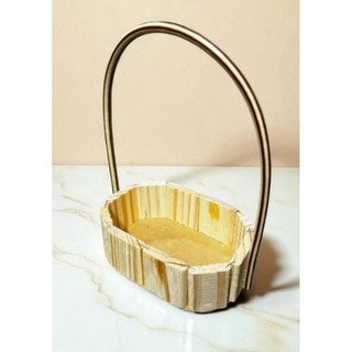 kit de 5 cesta oval para presentes e lembrancinhas