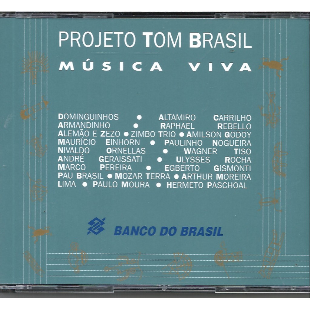 CD BOX COM 2 CD PROJETO TOM BRASIL  em box com 2 cd´s em perfeito estado de conservação