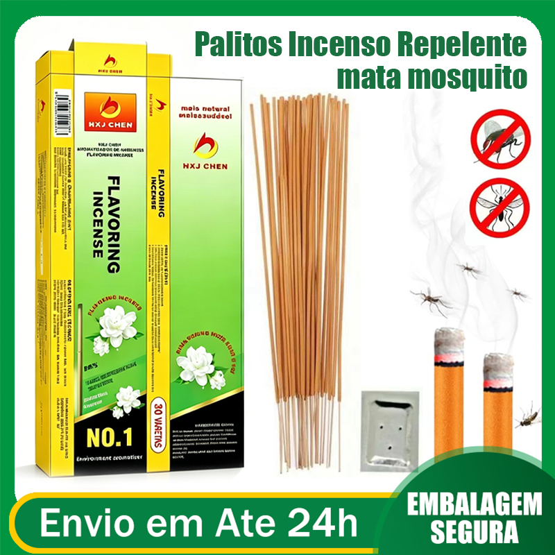Kit 90 Palitos Incenso Repelente mata mosquito /moscas kit com 3 caixas Fragrância Osmanthus AA