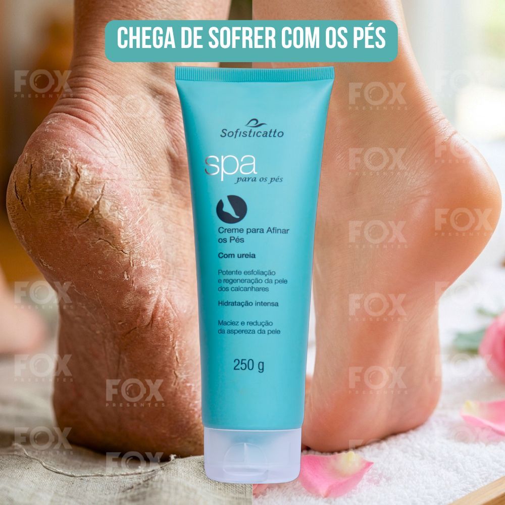 Creme para Pés Rachados com Ureia 10%