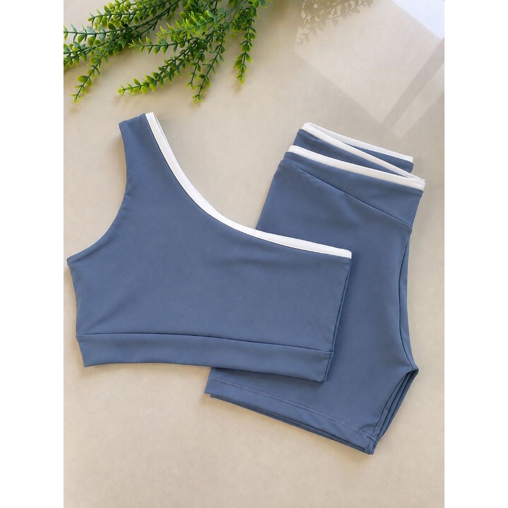 Conjunto Fitness Feminino Poliamida Zero Transparência Modelador Academia