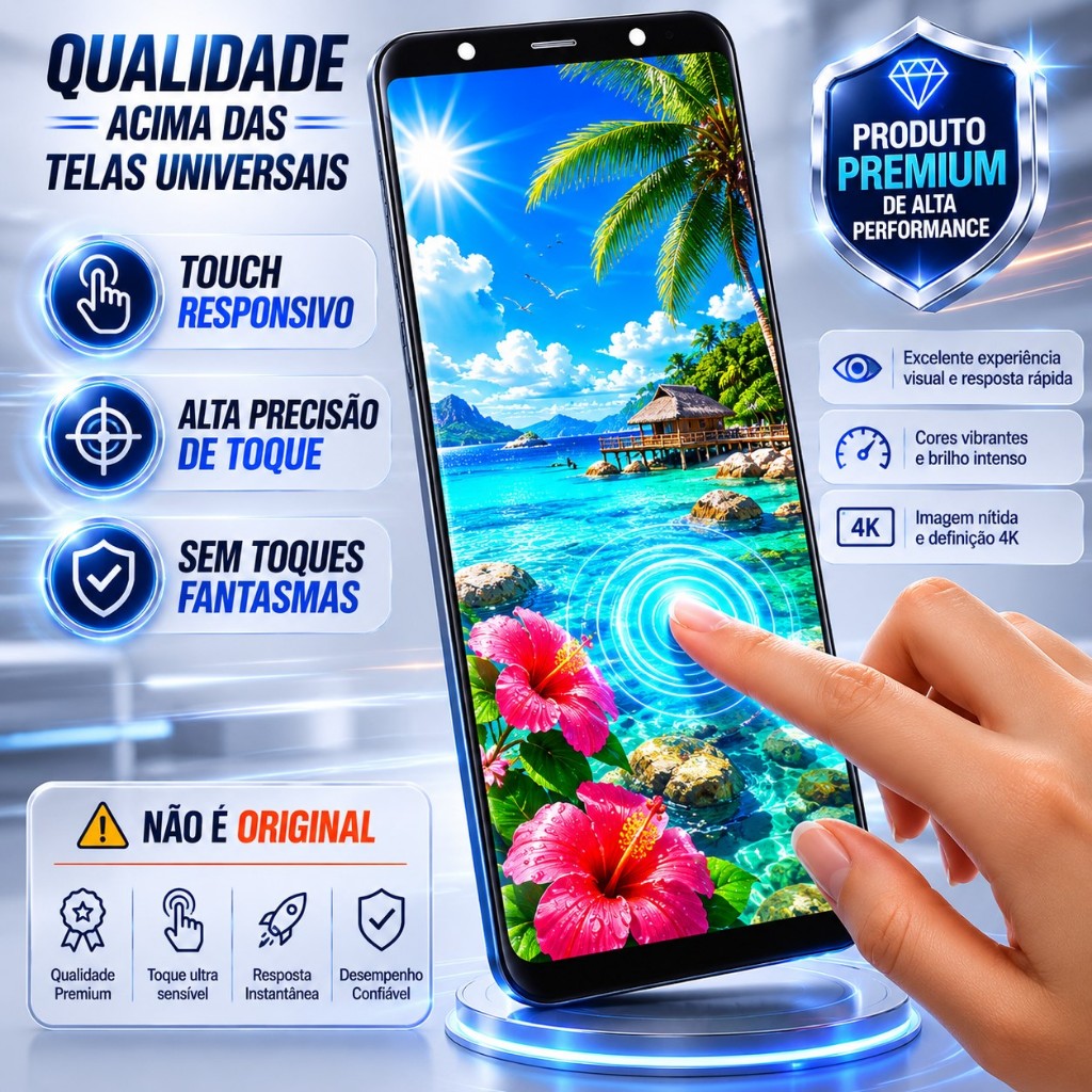 Tela Frontal Display Touch LCD Sem Aro para Moto Edge 20 Lite XT2139 Edge 20 Fusion - Peça Testada antes do envio — imagem 2 de 2