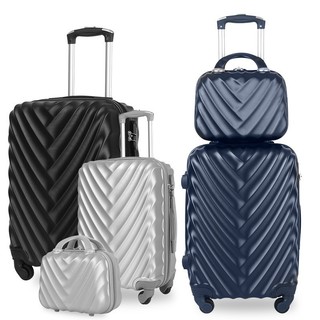 Kit Mala Expansíve＋Frasqueira de viagem 50kg zíper duplo com rodinha REMOVIVEIS 360º