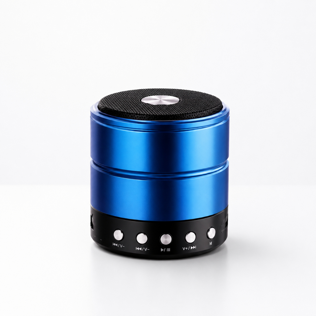 Mini Caixa de Som Bluetooth Sonivox™  Portátil 887 USB MP3 P2 SD Rádio FM Colorida Grave Potente Recarregável