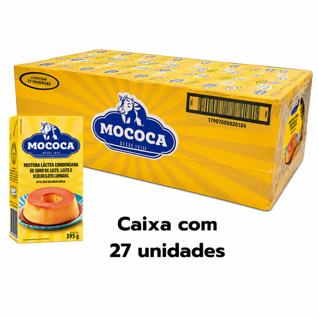 Leite Condensado Kit C/ 27 Unidades 395g - Mococa Mistuta láctea