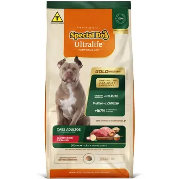 Ração Special Dog Gold Perfomance Adulto Carne e Frango 15 kg