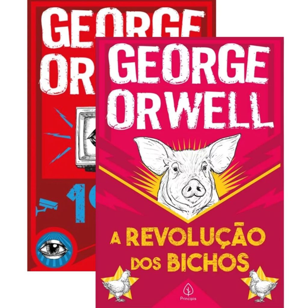 Kit 2 Livros | 1984 + Revolução dos Bichos | George Orwell