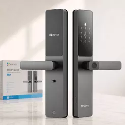 Fechadura Digital Inteligente Ezviz Cartão Senha Dl05 Wi-Fi