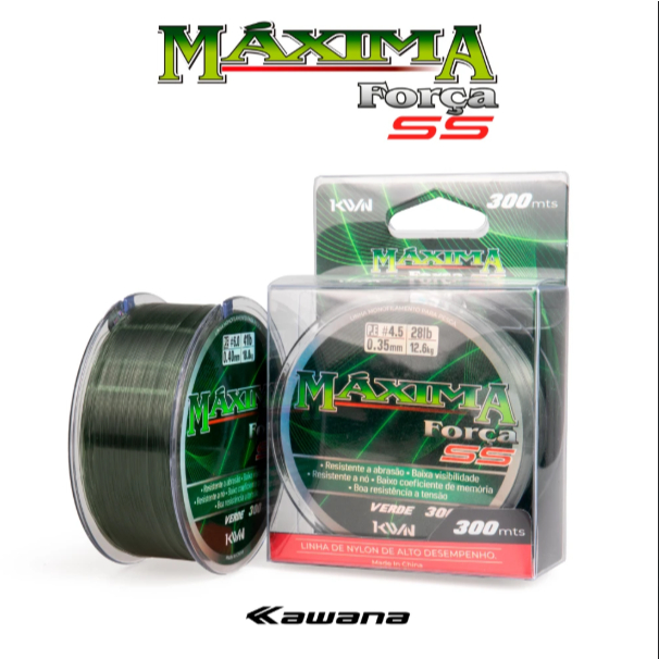 Linha de pesca monofilamento  Maxima Força SS 300mt