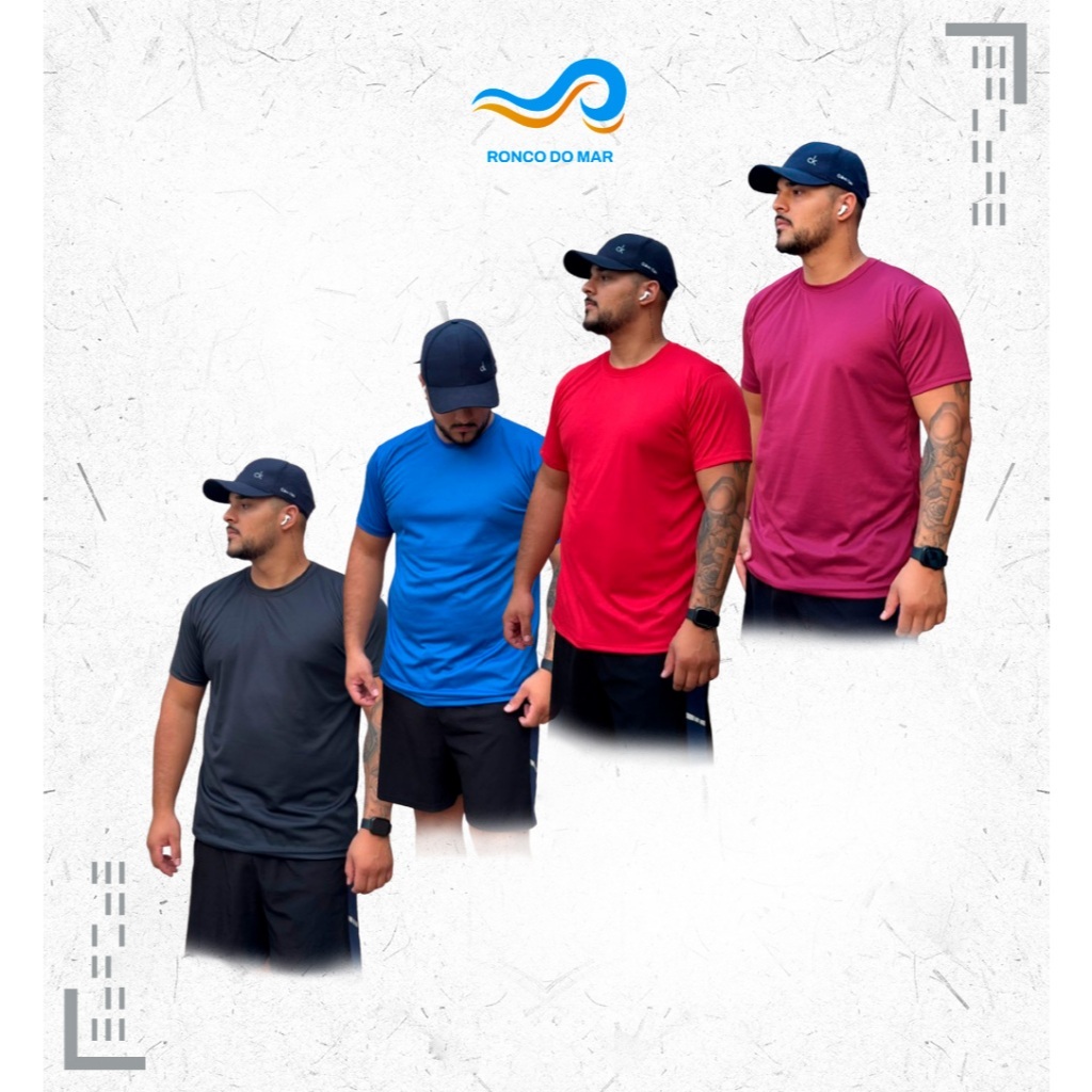 Camiseta Dry Masculina Fitness Academia Corrida CrossFit Poliester Premium