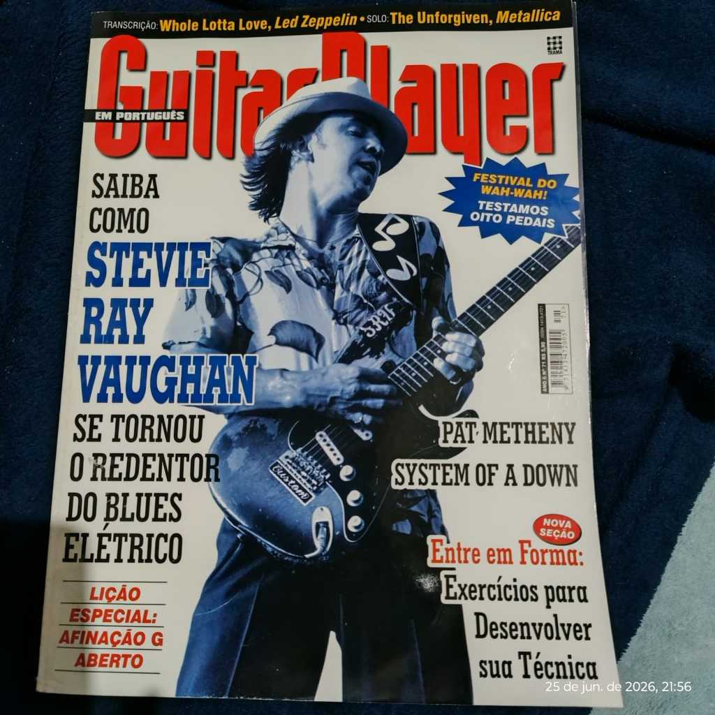 Revista Guitar Player nr 71. Especial: Stevie Ray Vaughan. 03/2002
