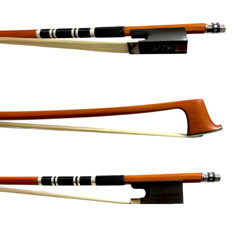 Arco Violino 4/4 Madeira Ipê Redondo Profissional Crina Mongólia Balanceado