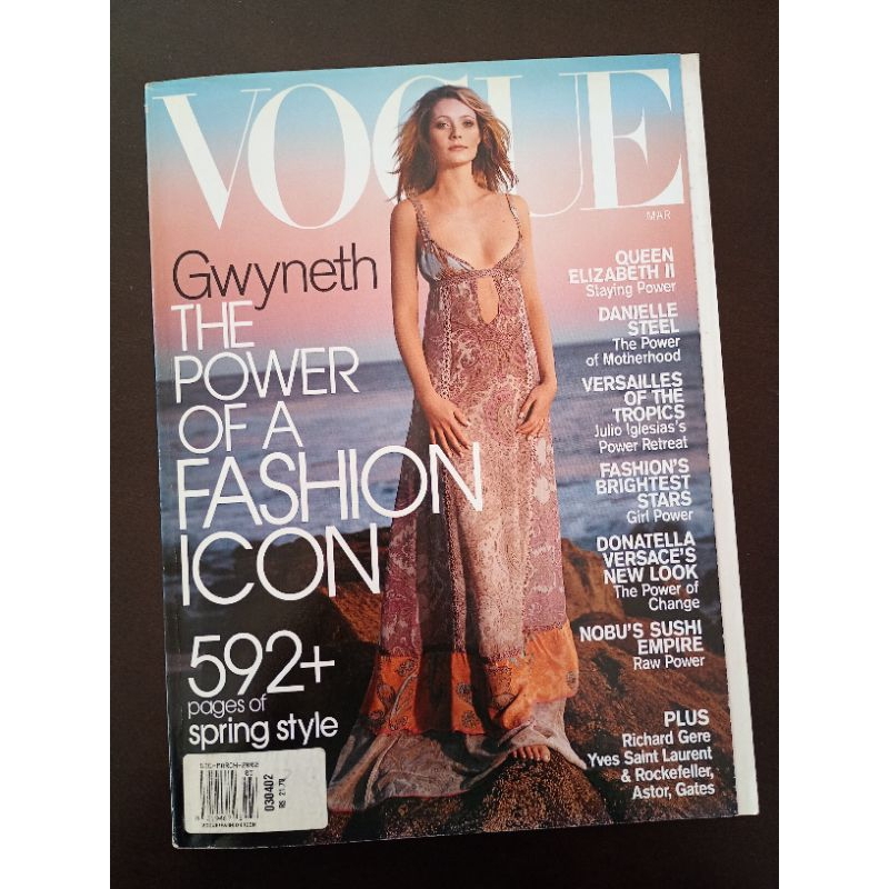Revista Vogue Americana Gisele Bundchen Gwyneth Paltrow