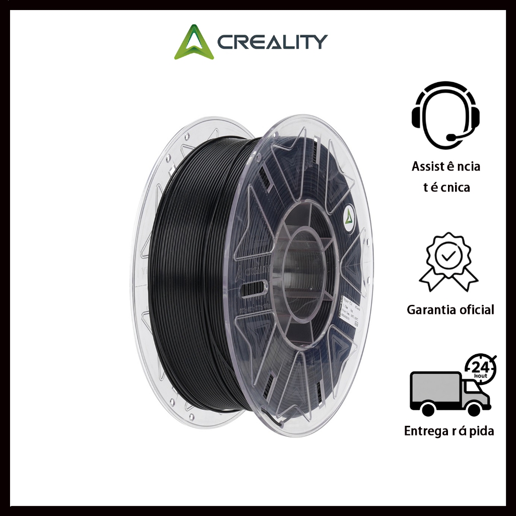 Filamento Creality Hyper PLA RFID 1kg 1.75mm - Alta Velocidade (Até 600mm/s) com Tecnologia RFID