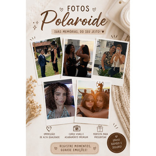 Foto Polaroid Personalizada| Revelação de Fotos | Presente Criativo | Decoração | Fotos Personalizadas