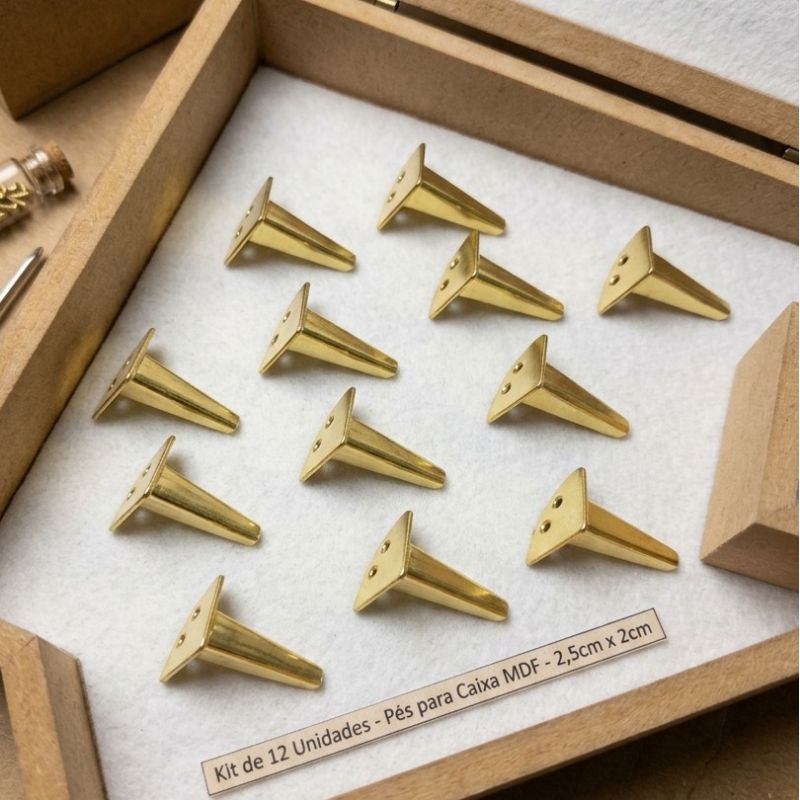 Dobradiças Borboleta/ pés em metal pequenos artesanato para caixa de mdf