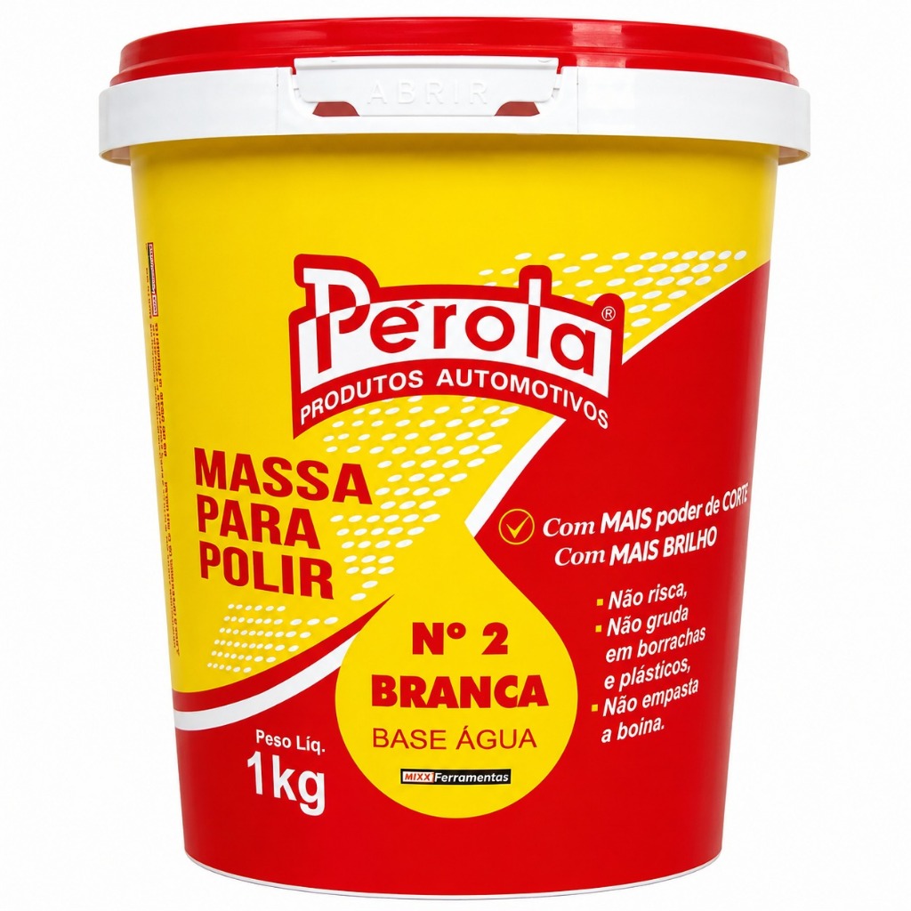 Massa Para Polir Perola N2 Base Dagua - Pintura Automotiva