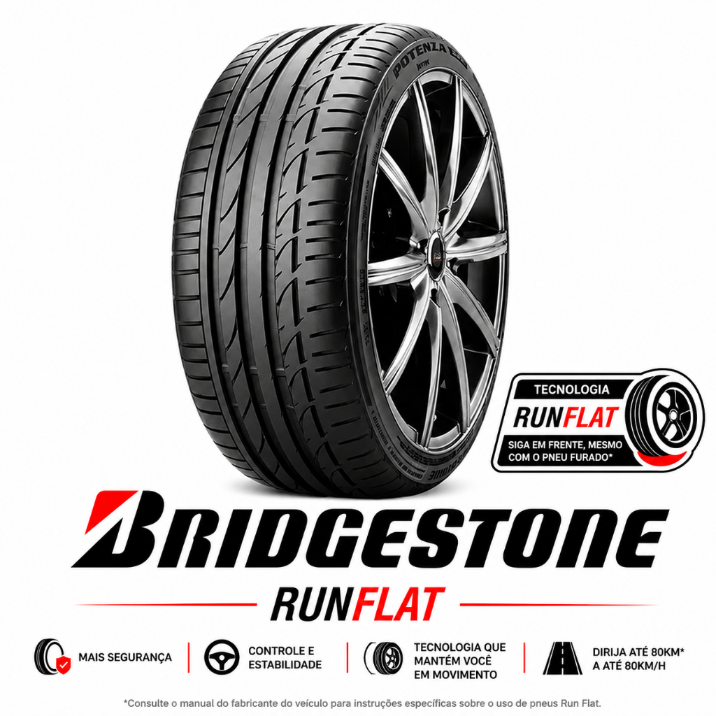 Pneu Bridgestone Potenza S001 225/40R18 88Y RunFlat