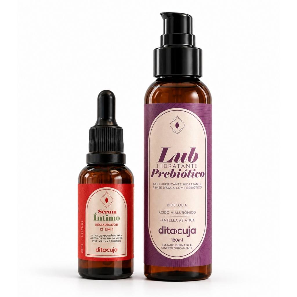 Kit Hidratação Íntima Dita Cuja, Lub 120mL e Sérum 30mL