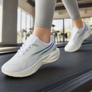 Tênis Feminino Jogger Cadarço Premium Musculação Tecido Respirável
