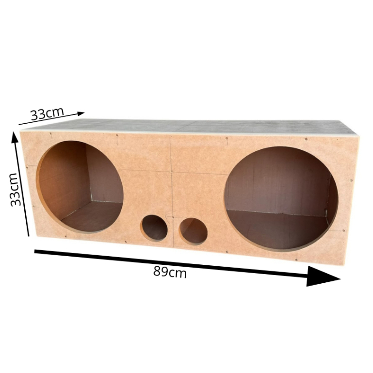 Caixa automotiva dupla 12 polegadas Subwoofer