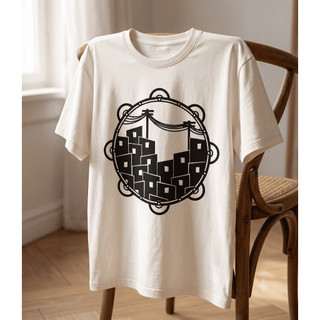 Camiseta Pandeiro Favela Samba Pagode Música Brasileira 100% Algodão Unissex Estampa Premium