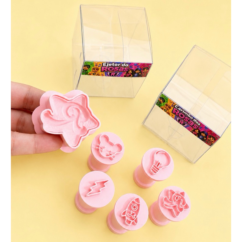 ejetor brigadeiro + kit carimbos dos rosas modelador