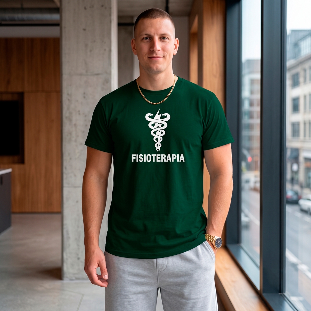 Camisetas Masculina Feminina Estampa Premium Algodão Lisa Academia Casual Trabalho Faculdade Fisioterapia Personalizada