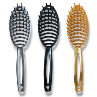 36 Pente Escova Oval Para Desembaraço Cabelos Lisos, Cacheados, Ondulados, Kit Higiene, Necesseire