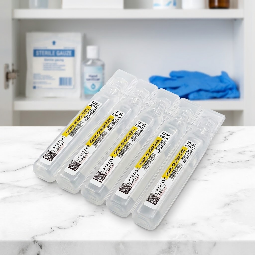 Cloreto De Sódio 0,9% Solução Fisiológica Farmarin 10ml