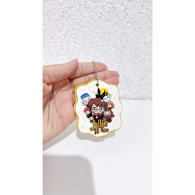 Tag Apliques Personalizados 3D para Lembrancinha | harry potter | Etiqueta Festa Infantil | Qualquer Tema