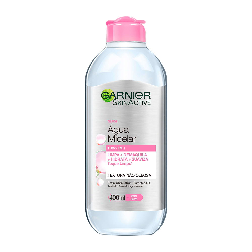 Água Micelar de Limpeza Tudo em 1, Demaquilante, Remove Maquiagem, para Todos os