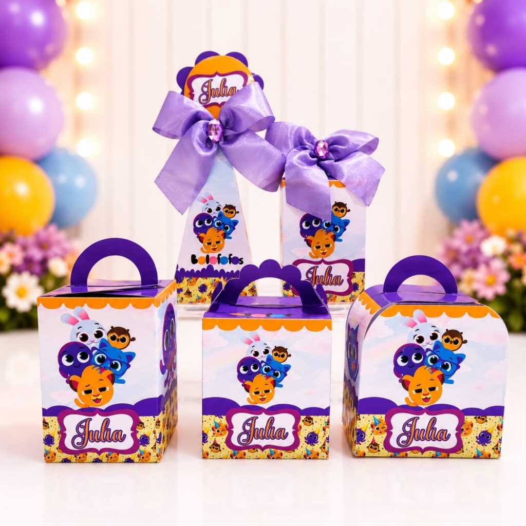 kit caixas bolofofo/bolofofo personalizada+BRINDE/lembrancinha de festa/aniversario/KIT FESTA BOLOFOFO