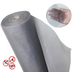 Tela Mosqueteiro Proteção Anti Inseto Cinza Polietileno 1m X 50m Janelas Portas Telhados Rolo