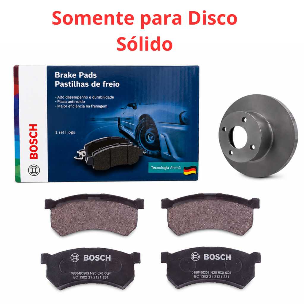 Pastilha Freio Kwid 1.0 2017 2018 2019 2022 Bosch Original