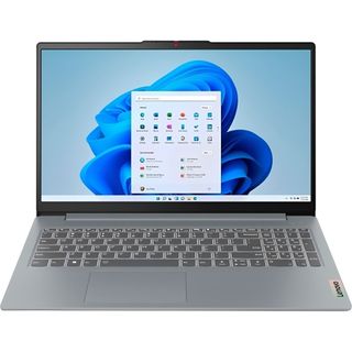 Notebook Lenovo Ideapad Slim 3 15.6 Fhd 128 Gb/4 Gb Ram Cinza W11 NF-e  Teclado Inglês na caixa