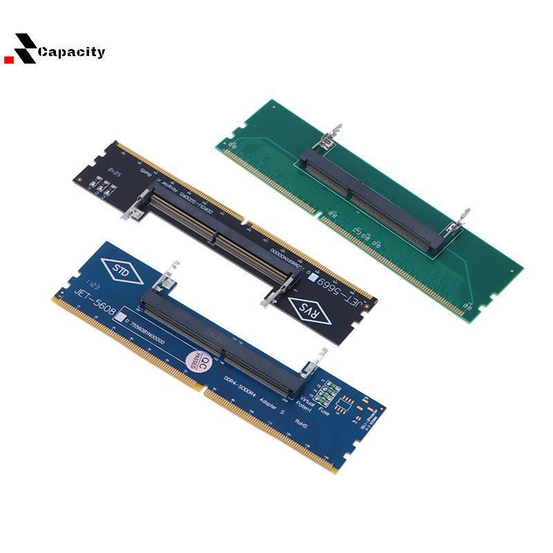 apacidade DDR3 DDR4 DDR5 Portátil SO-DIMM Para Desktop Adaptador Conversor De Cartão Memória RAM Conector Agradável