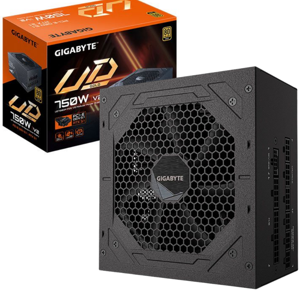 Fonte Atx 750w 80 Plus Gold Full Modular Gamer ATX 3.1 e PCIe GEN 5.1 Gigabyte