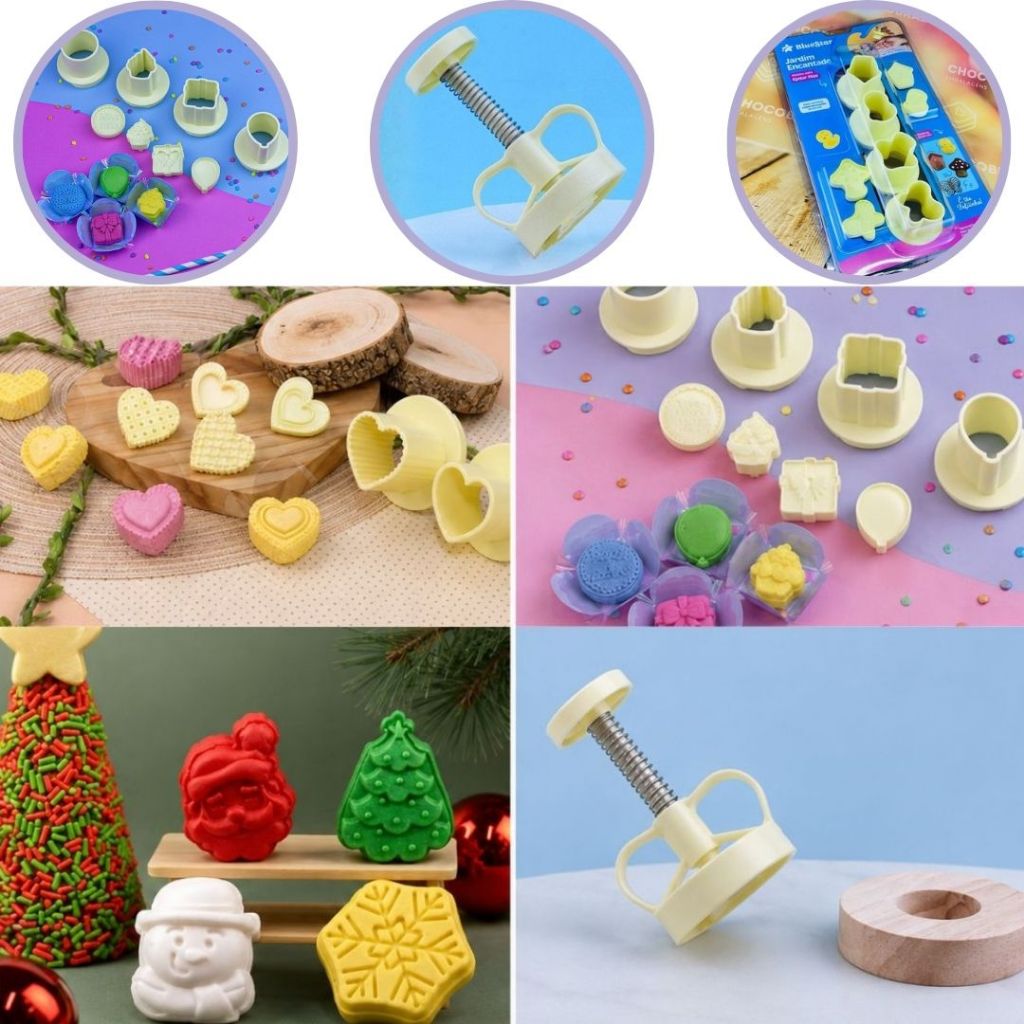 KIT PARA EJETOR MAX BLUESTAR CARIMBO MARCADOR DOCES (CHOCO)