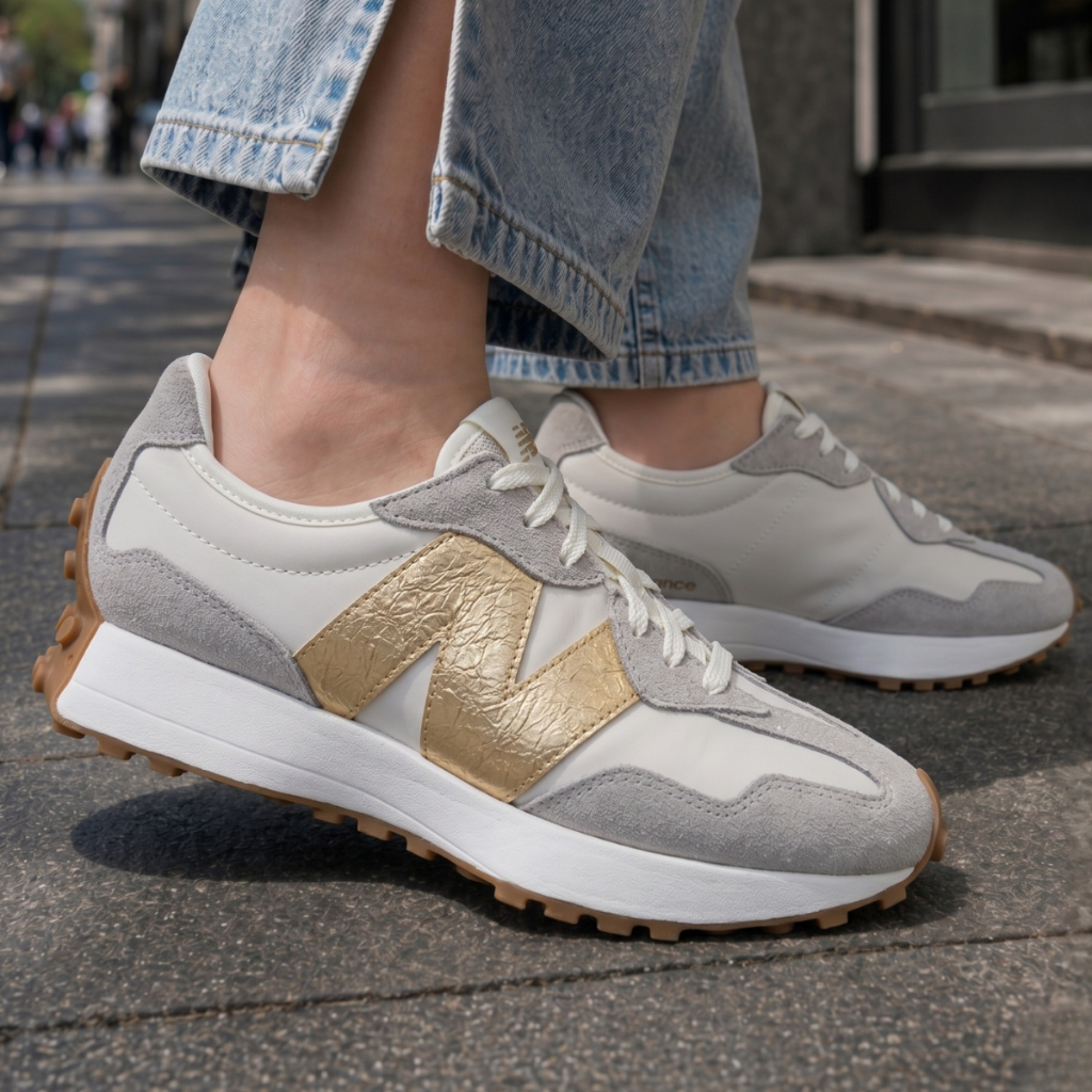 Tênis New Balance Feminino 327 Casual Dia A Dia Estilo Retrô