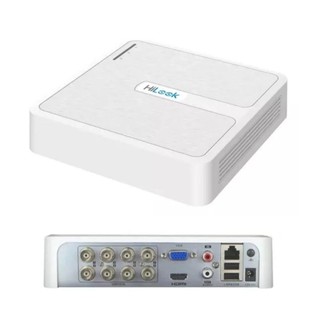 DVR 8 Canais HiLook Hikvision 1080p Lite Gravador De Vídeo Digital Para Câmeras De Segurança