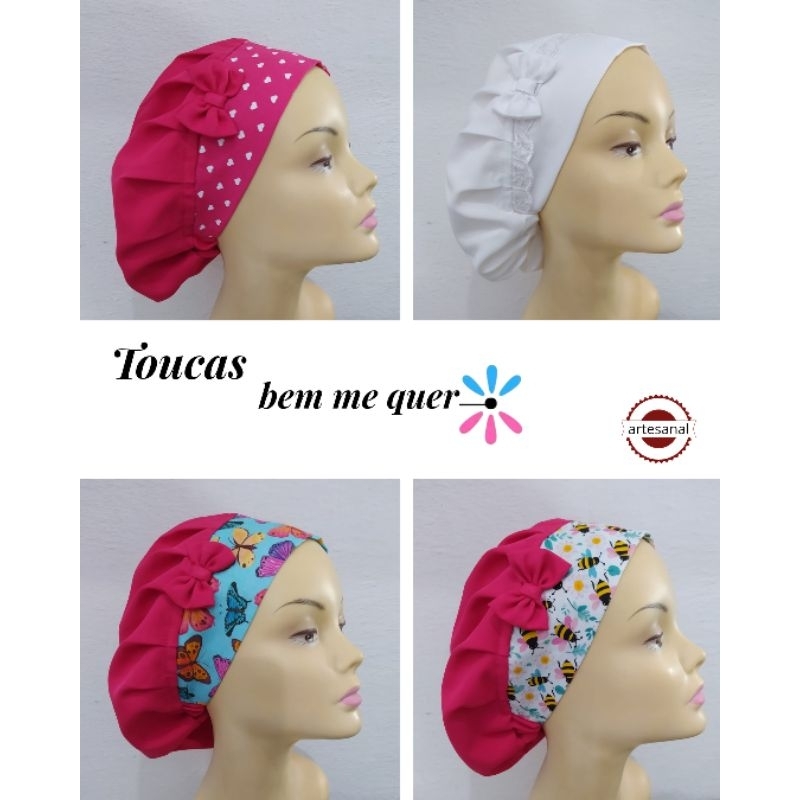 Touca de cozinha, culinária, Tecido gabardine.