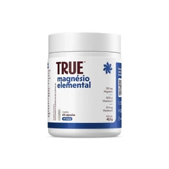 Elemental Magnésio 60 Cápsulas True Source - Com Vitaminas K e D