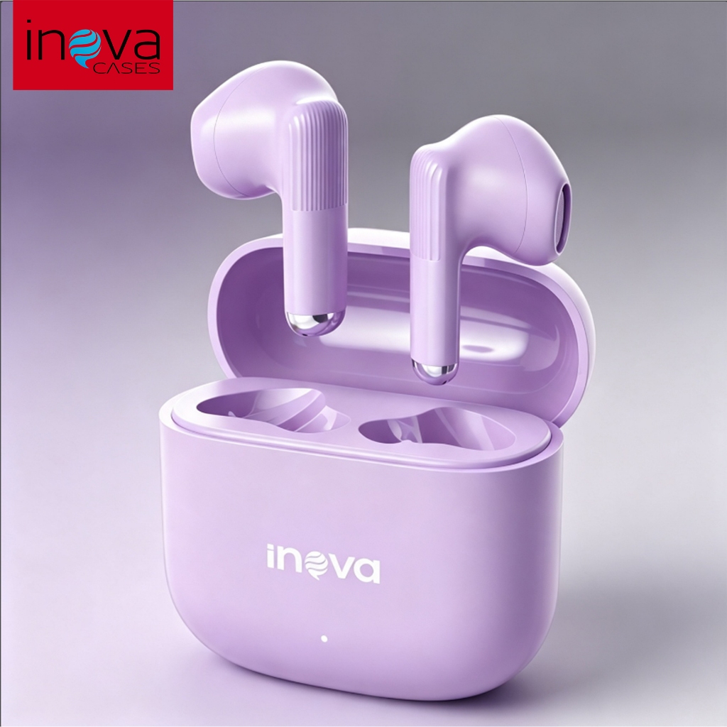 Inova Fones de Ouvido Sem Fio, Bluetooth6.0 Intra-Auriculares para esportes, cancelamento de ruído à prova d'água IPX5