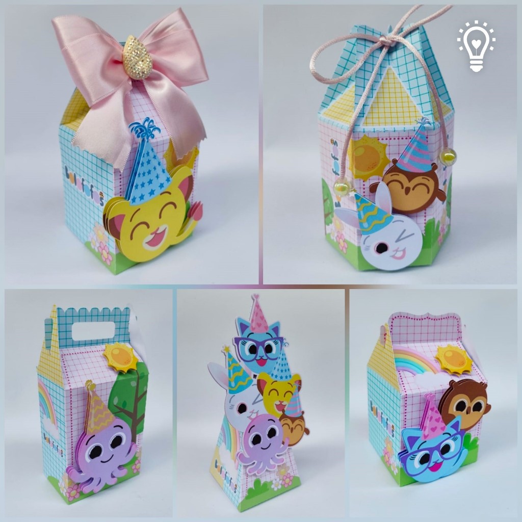 caixinhas personalizadas de aniversario infantil bolo fofo menina,lembrancinhas