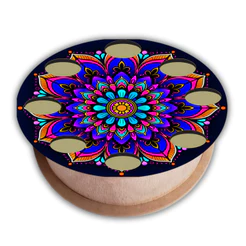 Carretilha de Pipa de Madeira MDF 24cm Catracada | 9 Polegadas
