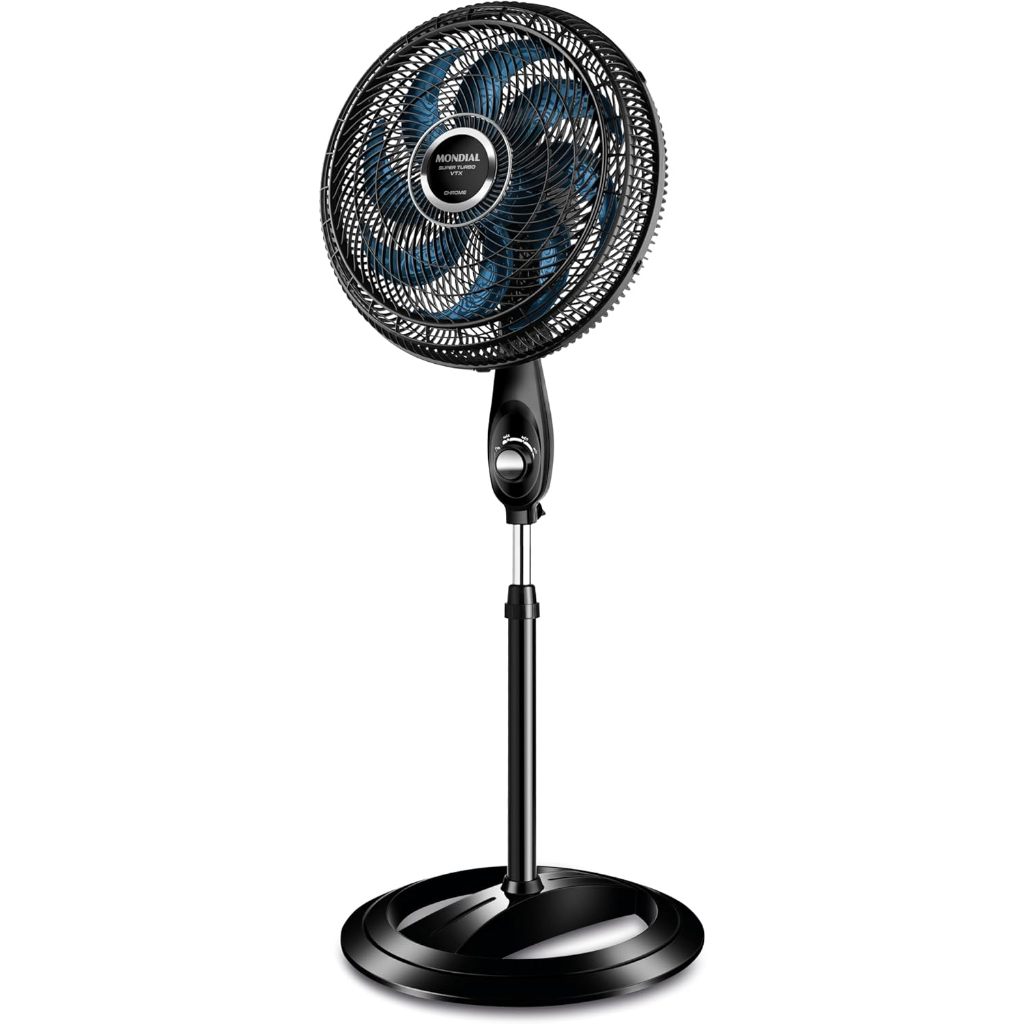 Ventilador De Coluna Super Turbo Mondial Vtx-40c-crystal 8 astas Diâmetro 40 cm - 127v