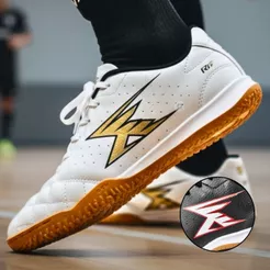 Chuteira Futsal Quadra Salão - Costurada Adulto Masculino Oxn Rio 2 Profissional